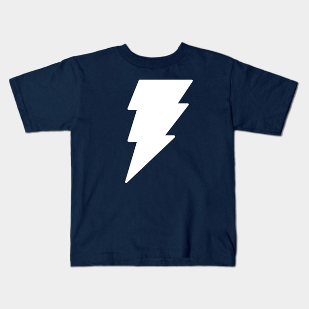 Legion of Super-Heroes; Lightning Lad (white) Kids T-Shirt by BlazeComics